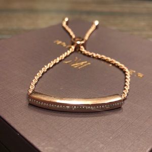 Linear Diamond Chain Bracelet